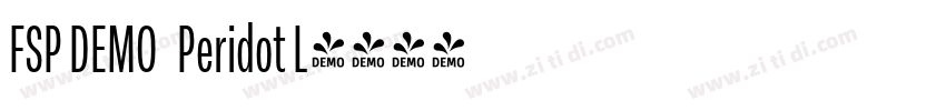 FSP DEMO   Peridot L字体转换